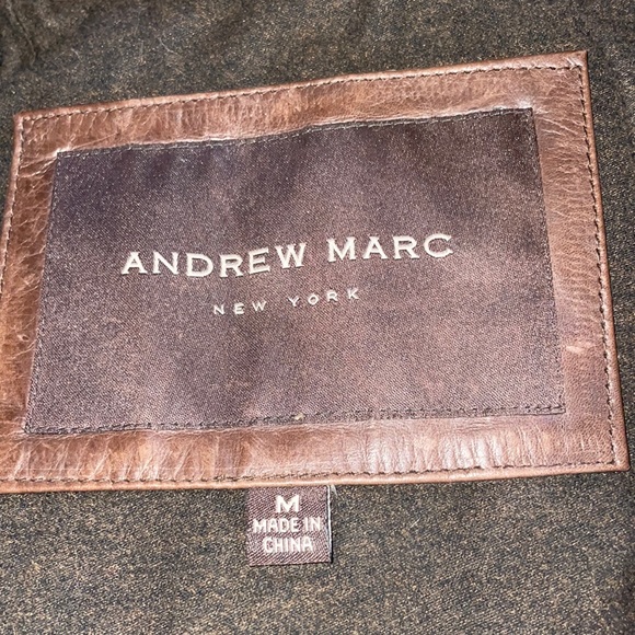 Andrew Marc Men's Leather Jacket - Picture 3 of 14